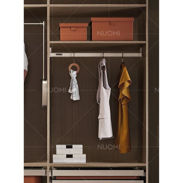 Clothes Rail With Lighting (Champagne gold) (564 mm)