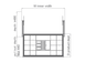 Soft close decorations shelf with ring box (Wine red) (564 mm)