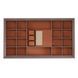 Soft close decorations shelf with ring box (Wine red) (564 mm)
