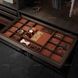 Soft close decorations shelf with ring box (Wine red) (564 mm)