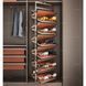 360&deg; rotating shoe section with 12 shelves (Wine red)