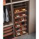 360&deg; rotating shoe section with 12 shelves (Wine red)