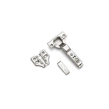 Force buffering hinge. Half overlay (LUXURIANCE Series)