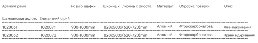 Поворотна платформа (Праве відкривання) (Шампанське золото) 1020062 фото