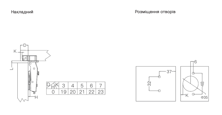 Двосекційний завіс з дотягом для малого кута. Чорний. Внутрішній (Серія LUXURIANCE) 8022633 фото