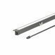 COB profile, recessed, ultra-thin, with backlight (8*10, 3000mm, 9.8W) (Elegant gray)