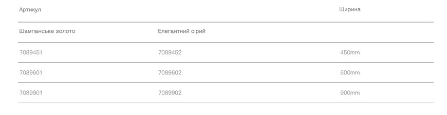 Передня панель для Jane Box 450 мм (Елегантний сірий) 7087452 фото