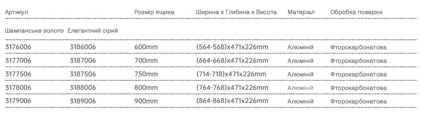 Висувна шухляда для посуду 600 мм (Елегантний сірий) 3186006 фото
