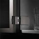Pin-type hinge. Half overlay (Special Series) (Wine red)