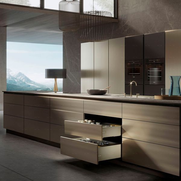 Pull-out system (Wine red, 300 mm, 97 mm) (JANE BOX Series)