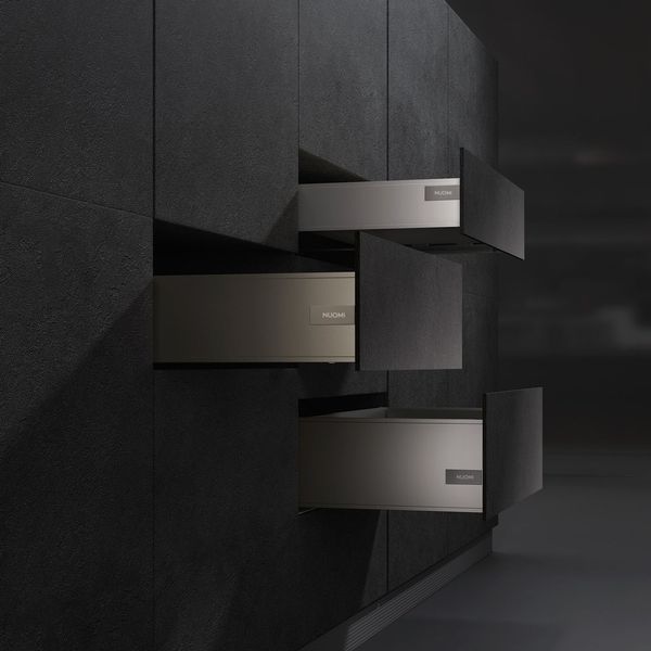 Pull-out system (Wine red, 300 mm, 97 mm) (JANE BOX Series)