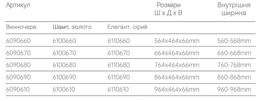 Висувна функціональна полиця (Винночервоний) (564 мм) 6090660 фото