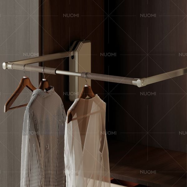 Soft close electric liftable hanger (Wine Red)