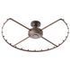 Top Mount Rotatable Hanger (Wine Red)