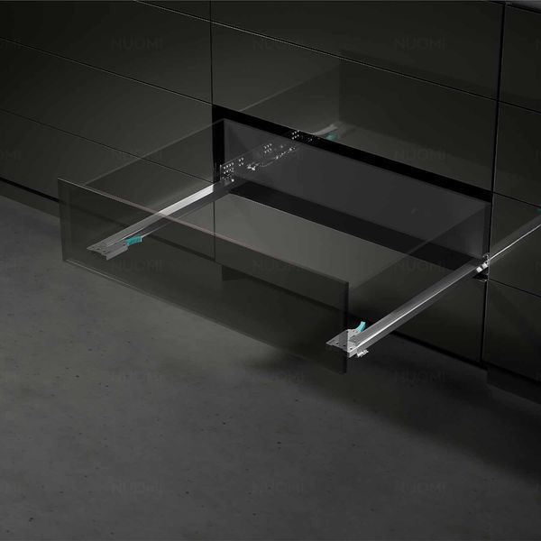 Concealed synchronous damping slide 250 mm (MEHR Series)