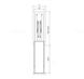Side cargo 200 mm (Elegant grey)