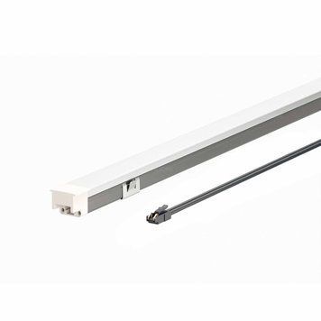 Ultratenk&yacute; zapusten&yacute; COB profil s podsvieten&iacute;m a povrchovo montovan&yacute;m dif&uacute;zorom (11*10, 3000 mm, 9,8 W) (Elegantn&aacute; siv&aacute;) 12843003 фото