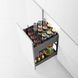 Pull-out cargo with cutlery shelf 400 mm (Elegant grey)