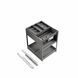 Pull-out cargo with cutlery shelf 400 mm (Elegant grey)