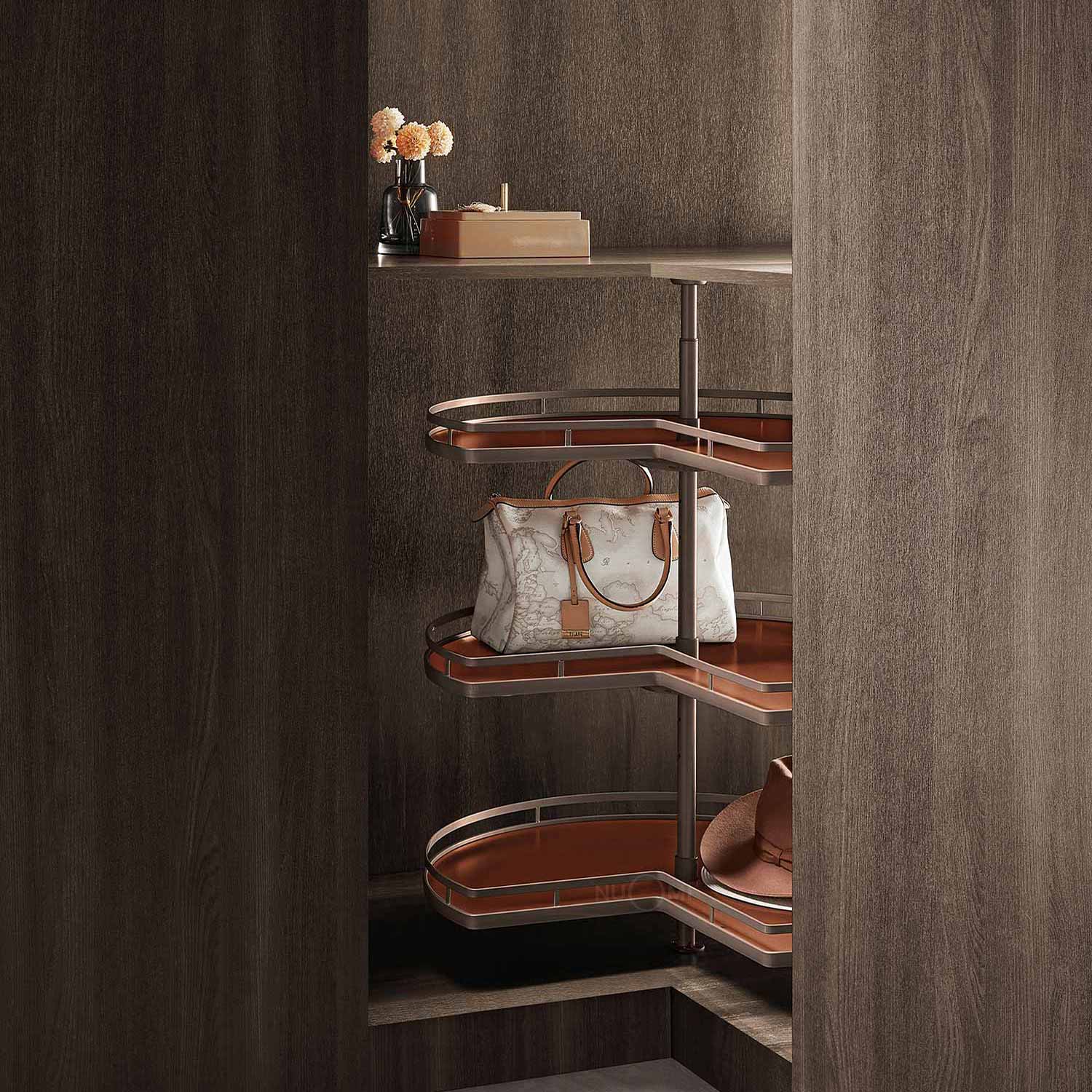 Ralphie Series 360° Three Tier Roatable Corner Shelf 22