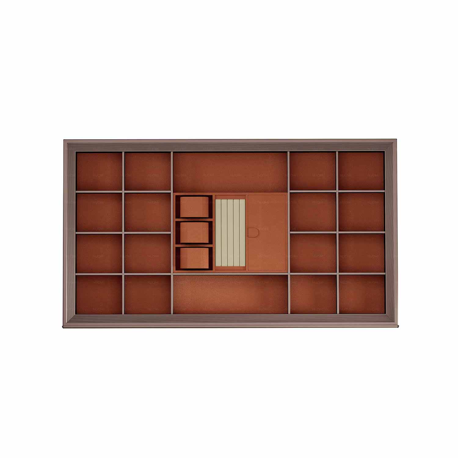 Ralphie Series Soft Close Decorations Shelf With Ring Box 81