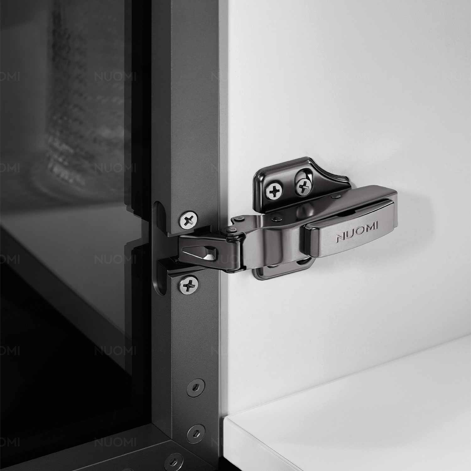 Luxuriance Series Fixed Mounted Hinge For Narrow Aluminium Frame 1